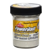 Паста форелевая Berkley PowerBait Natural Scent Glitter Trout Bait 50g (Garlic; white/белый)