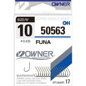 Крючки Owner FUNA BROWN разм.16 18шт.