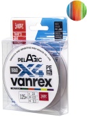 Шнур плетёный Lucky John Vanrex PELAGIC х4 BRAID Multi Color 125/023