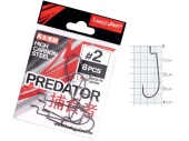 Крючки офсетные Lucky John PREDATOR сер. LJH340 разм.002 8шт.