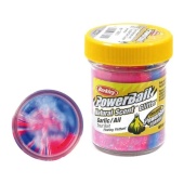 Паста форелевая Berkley PowerBait Natural Scent Glitter Trout Bait 50g (Garlic; Captain America)