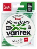 Леска плет. LJ Vanrex MICRO GAME х4 BRAID Fluo Green 125/012