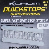 Стопора рыболовные Korum Quickstops 24шт