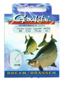 Крючки с поводком Gamakatsu Booklet BR. FEEDER 1810B разм. 10-0.16мм 75см 10шт.