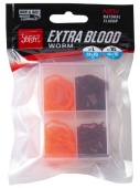 Насадки искусст. съедоб. LJ Pro Series EXTRA BLOOD WORM X/XL мотыль MIX1 160/240 шт