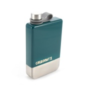 Фляжка «СЛЕДОПЫТ Green Edition – Traveller» зеленая,  230 мл,  сталь 304/100/50/