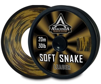Шок-лидер плетёный Anaconda SOFT SNAKE 30lb 20м