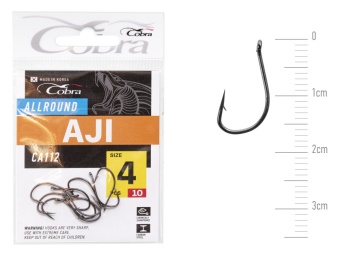 Крючки Cobra ALLROUND сер. CA112 разм.004 10шт.