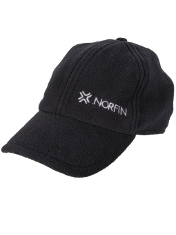 Шапка-бейсболка Norfin FLEECE BLACK р.L