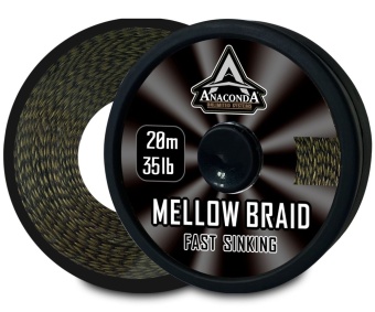 Шок-лидер плетёный Anaconda FAST SINKING 35lb 20м